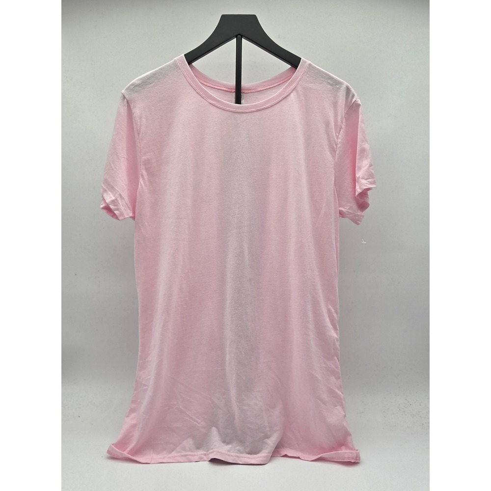 Delta Ringspun Pink T-Shirt 2XL 100% Cotton Preshrunk Basic Tee 101-812